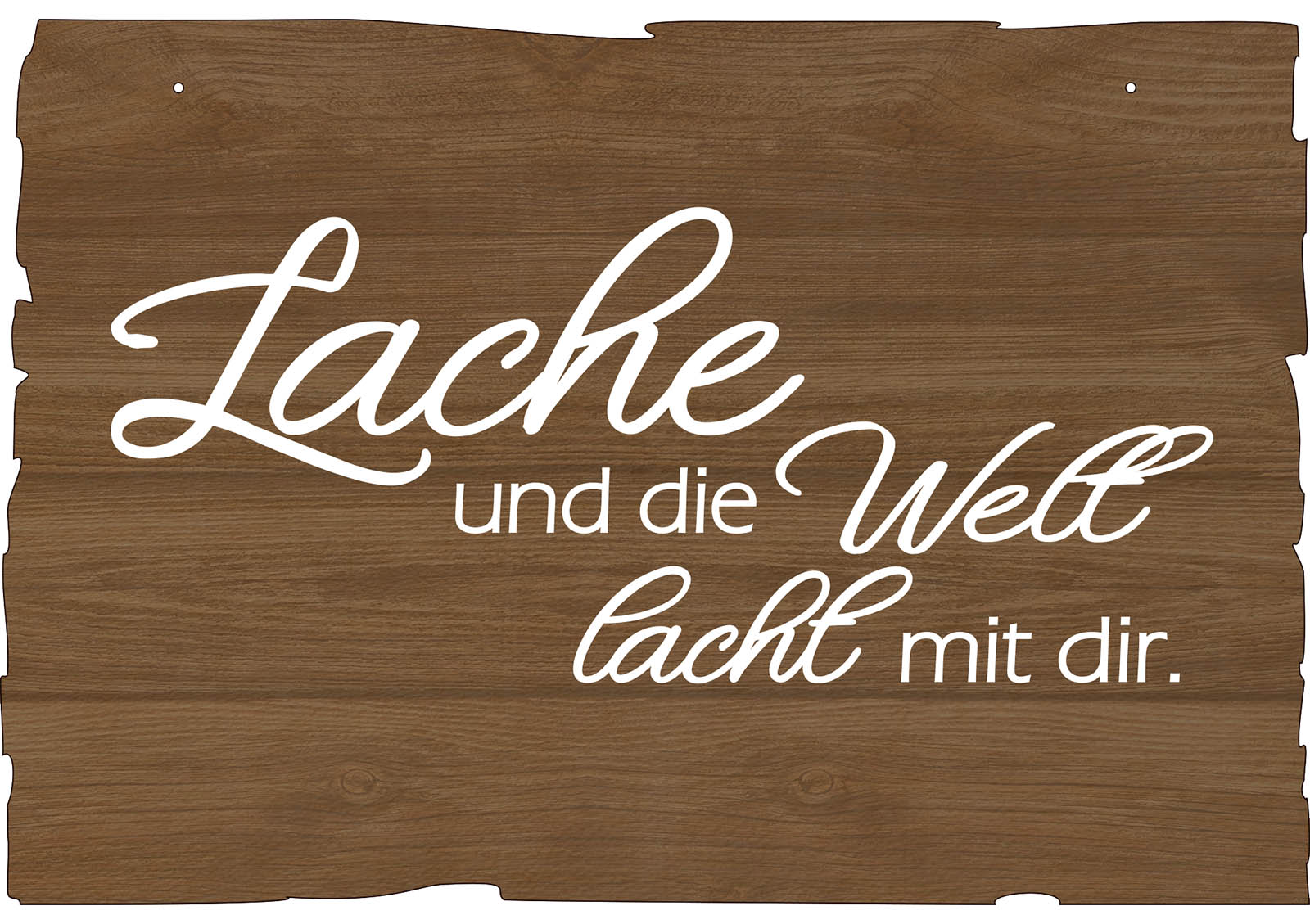 Holzgrusskarten - Wandbild "Lache"